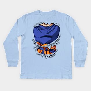 Goku Phase Three Chest Dragon ball Super Kids Long Sleeve T-Shirt